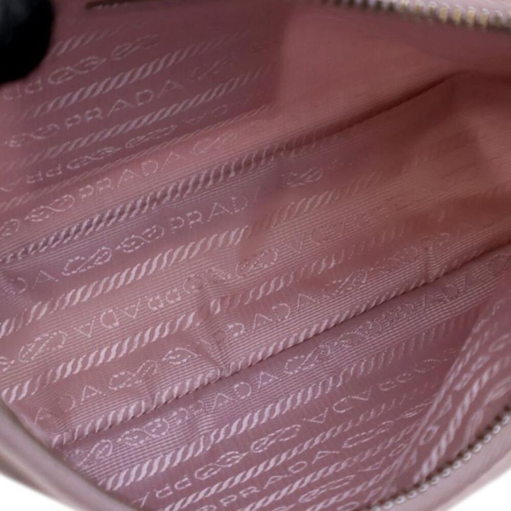 Pre Loved prada ReEdition 2005 Shoulder Bag Women Pink Satchel - Picture 5 of 8